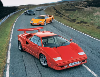 Lamborghini Countach, Lamborghini Diablo, Lamborghini Gallardo Coupe, Lamborghini Murciélago Coupe