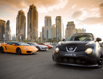 Lamborghini, Nissan, Ferrari, Mercedes-Benz