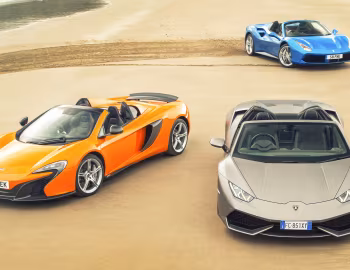 Lamborghini, McLaren, Ferrari