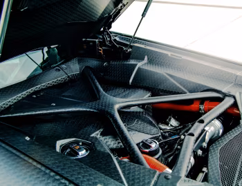 Sob o capô Mansory Lamborghini Aventador LP700-4 "Carbonado" (LB834) '2012