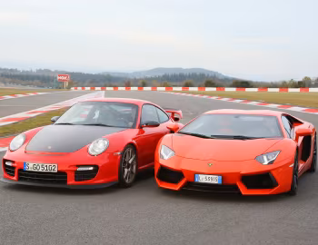 Lamborghini Aventador LP 700-4, Porsche 911 GT2 RS