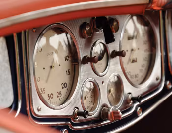 Комбинация приборов Lancia Astura Cabriolet '1938–????