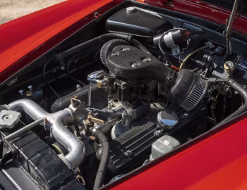 Sous la capuche Lancia Aurelia G.T. 2500 Convertible (B24S) '1956–58
