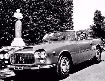 Lancia Flaminia GT Convertible, Marcello Mastroianni