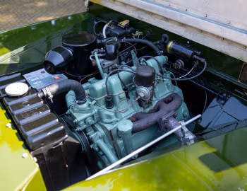 Sous la capuche 1948 Land Rover 80 Utility [UK-spec] (R86) '08.1948–02.1949