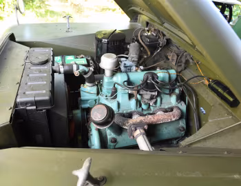 Sob o capô Land Rover SAS series I (1706-01215) '1955