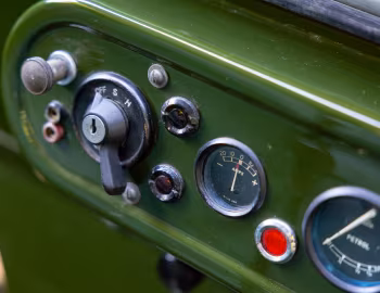 Tableau de bord 1948 Land Rover 80 Utility [UK-spec] (R86) '08.1948–02.1949