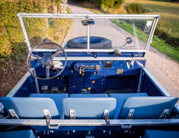 Painel frontal 1953 Land Rover 80 Utility Soft Top [Belgium] (3663)