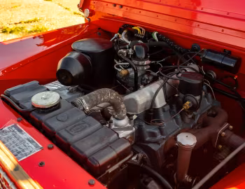 Sob o capô 1949 Land Rover 80 Utility [RHD] (R866) '1949