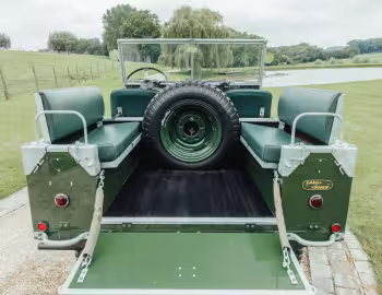 Porta-malas 1951 Land Rover 80 Utility Soft Top [LHD] (1613) '1950–51