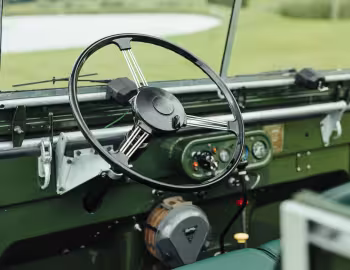 Interior 1951 Land Rover 80 Utility Soft Top [LHD] (1613) '1950–51