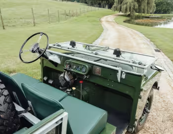 Interior 1951 Land Rover 80 Utility Soft Top [LHD] (1613) '1950–51