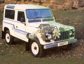 1985–86 Land Rover 90 County Station Wagon [UK-spec] '06.1984–86