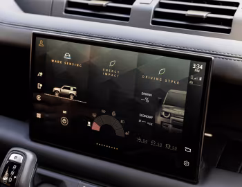 Interior 2022–pr. Land Rover Defender 90 V8 "Carpathian Edition" [North America] '2021–pr.