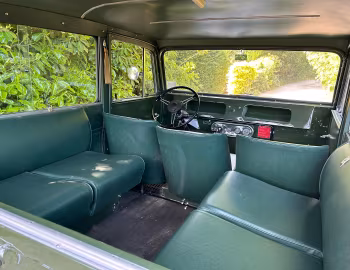 Interior 1950 Land Rover 80 Tickford Station Wagon [LHD] (L0620) '1949–50