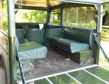 Interior 1950 Land Rover 80 Tickford Station Wagon [LHD] (L0620) '1949–50