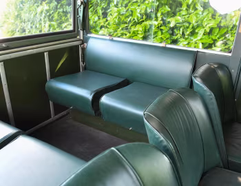 Interior 1950 Land Rover 80 Tickford Station Wagon [LHD] (L0620) '1949–50