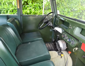 Interior 1950 Land Rover 80 Tickford Station Wagon [LHD] (L0620) '1949–50