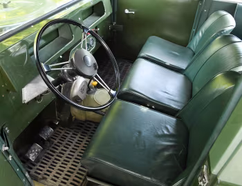Interior 1950 Land Rover 80 Tickford Station Wagon [LHD] (L0620) '1949–50