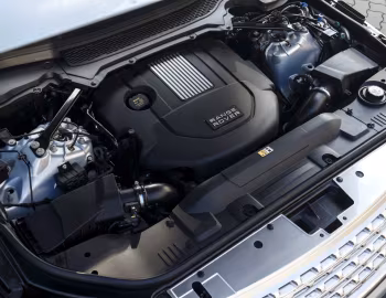 Sob o capô Range Rover Autobiography Hybrid [Worldwide] (L405) '2014–17