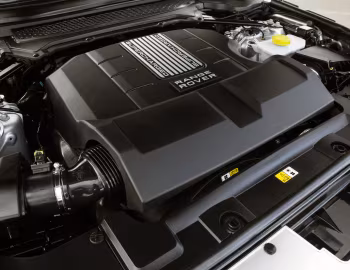 Sob o capô 2013–17 Range Rover Supercharged [US-spec] (L405) '2013–17