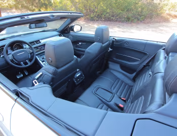 Interior 2017–19 Range Rover Evoque HSE Convertible [North America] '2016–19