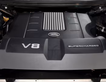 Sob o capô Range Rover Supercharged [South Africa] (L322) '2009–12
