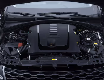 Sob o capô Range Rover Velar R-Dynamic D300 SE [Worldwide] '2021–pr.