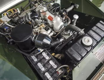 Sob o capô 1951 Land Rover 80 Soft Top '2016