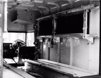Interior Land Rover 109 Ambulance Truck Pilot Model B [Australia] (Census 6362C) '1959