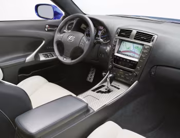 Interior 2009–10 Lexus IS F [North America] (XE20) '2008–10