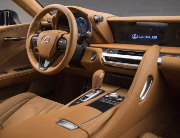 Interior 2018–pr. Lexus LC 500 [North America] '2017–pr.