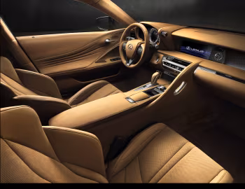 Interior 2018–pr. Lexus LC 500 [North America] '2017–pr.