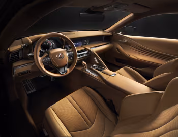 Interior 2018–pr. Lexus LC 500 [North America] '2017–pr.