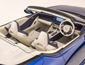 Interior Lexus LC 500 Convertible [Australia] '2020–pr.