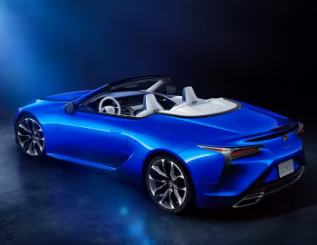 Lexus LC 500 "Structural Blue" Convertible [North America] '2020–21
