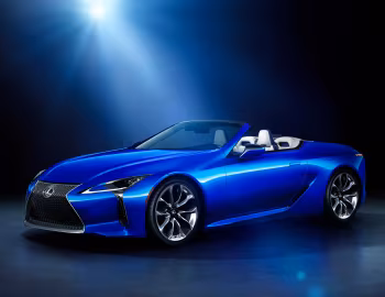 Lexus LC 500 "Structural Blue" Convertible [North America] '2020–21