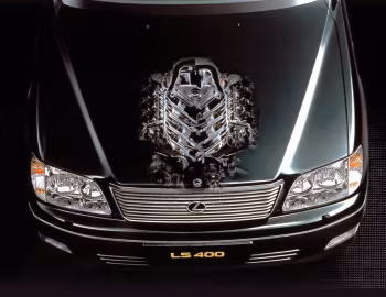 Під капотом 1998–2000 Lexus LS 400 [North America] (UCF20) '1997–2000