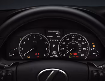 Камбінацыя прыбораў 2013–17 Lexus LS 460 [North America] '2012–17