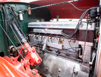 Bajo el capó Leyland Lioness Six FE fire truck '1931