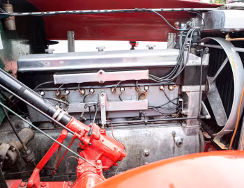 Bajo el capó Leyland Lioness Six FE fire truck '1931