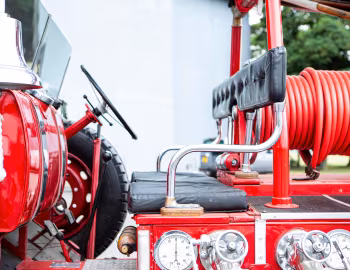 Interior Leyland Lioness Six FE fire truck '1931