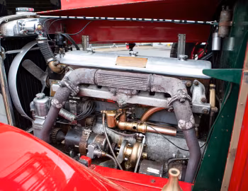 Bajo el capó Leyland Lioness Six FE fire truck '1931