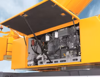 Sous la capuche Liebherr LTM 1100-4.2 '2016–pr.
