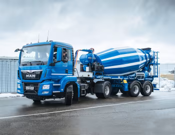 MAN TGS 18.460 with Liebherr ETM 1004 T semitrailer '2019–20