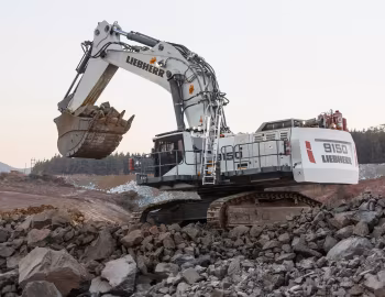 Liebherr R 9150 backhoe '2012–21