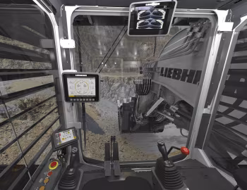 Intérieur Liebherr R 9600 '2021–pr.
