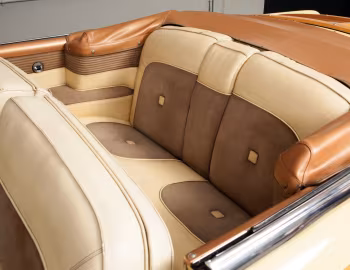 Интерьер 1955 Lincoln Capri Woodie Sportsman Convertible Show Car (76A)