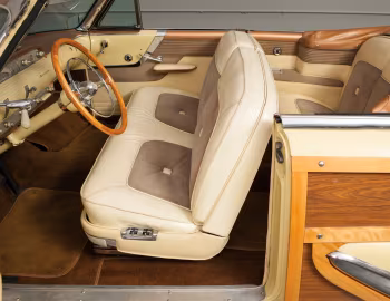 Интерьер 1955 Lincoln Capri Woodie Sportsman Convertible Show Car (76A)