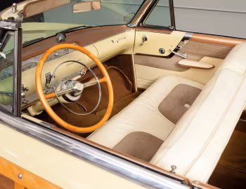 Интерьер 1955 Lincoln Capri Woodie Sportsman Convertible Show Car (76A)